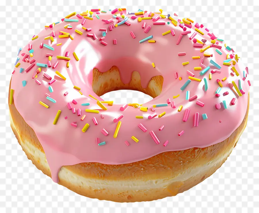 Rosquinha，Rosa PNG