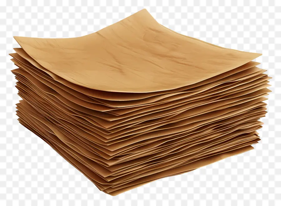 Guardanapo De Papel Marrom，Pilha De Papel Pardo PNG