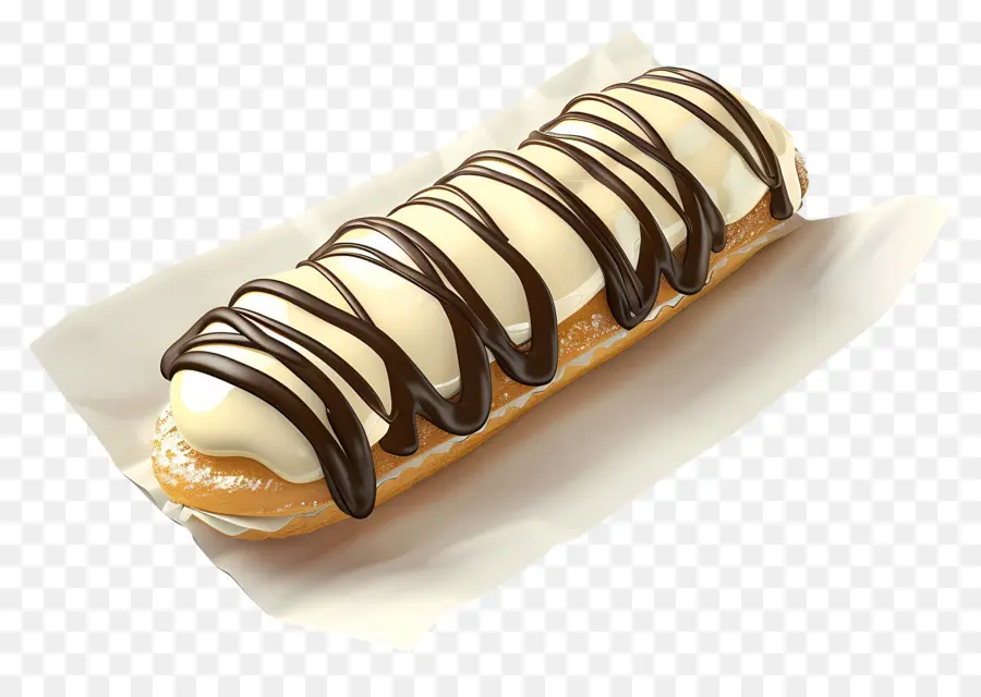 Éclair，Pastelaria PNG