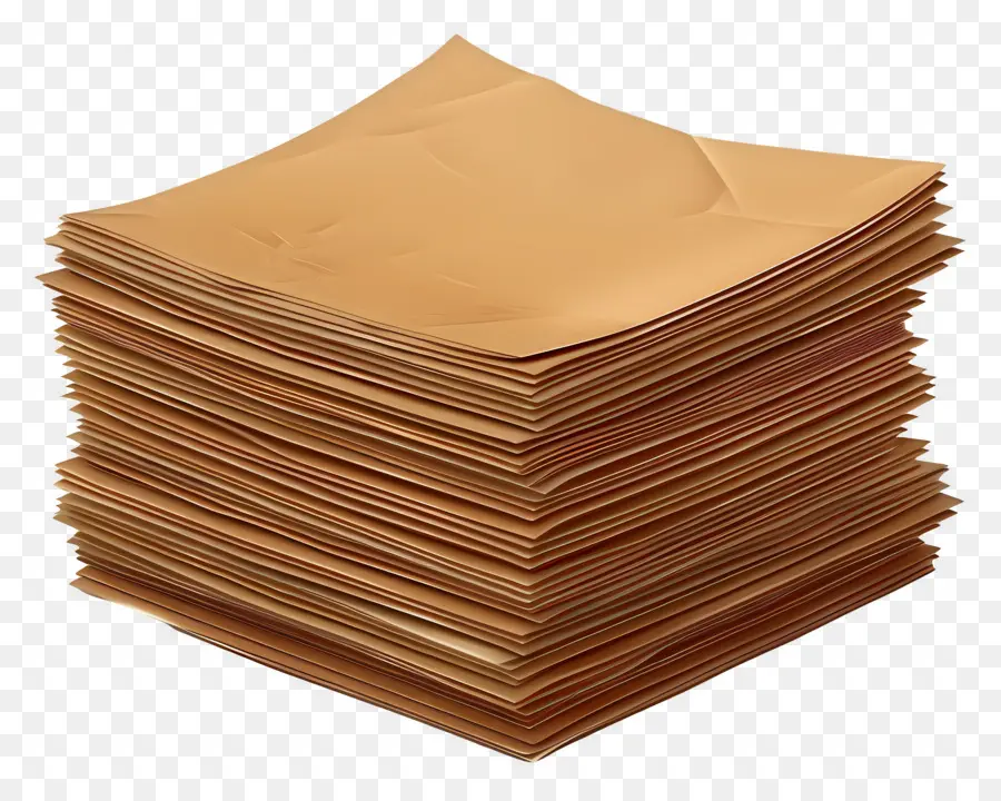 Guardanapo De Papel Marrom，Pilha De Papel Pardo PNG