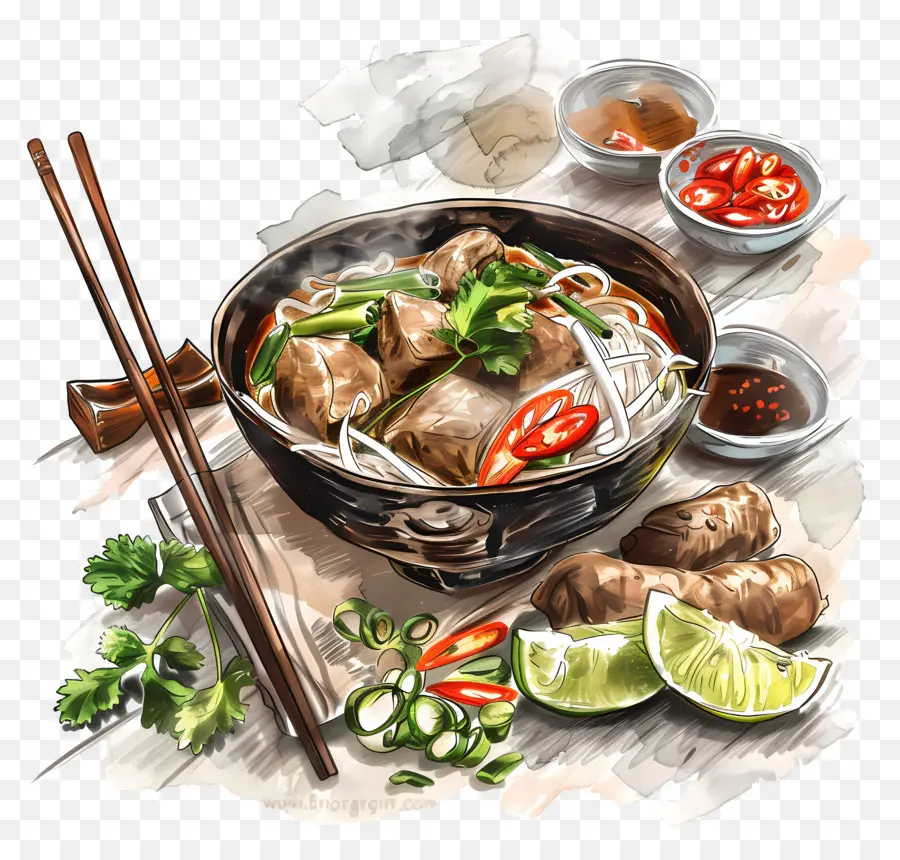 Propõe Cozinha Vietnamita，Pho PNG