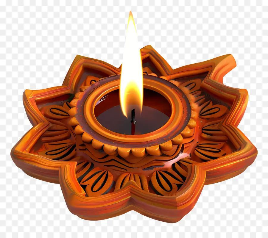 Diwali Diya，Lâmpada De óleo PNG