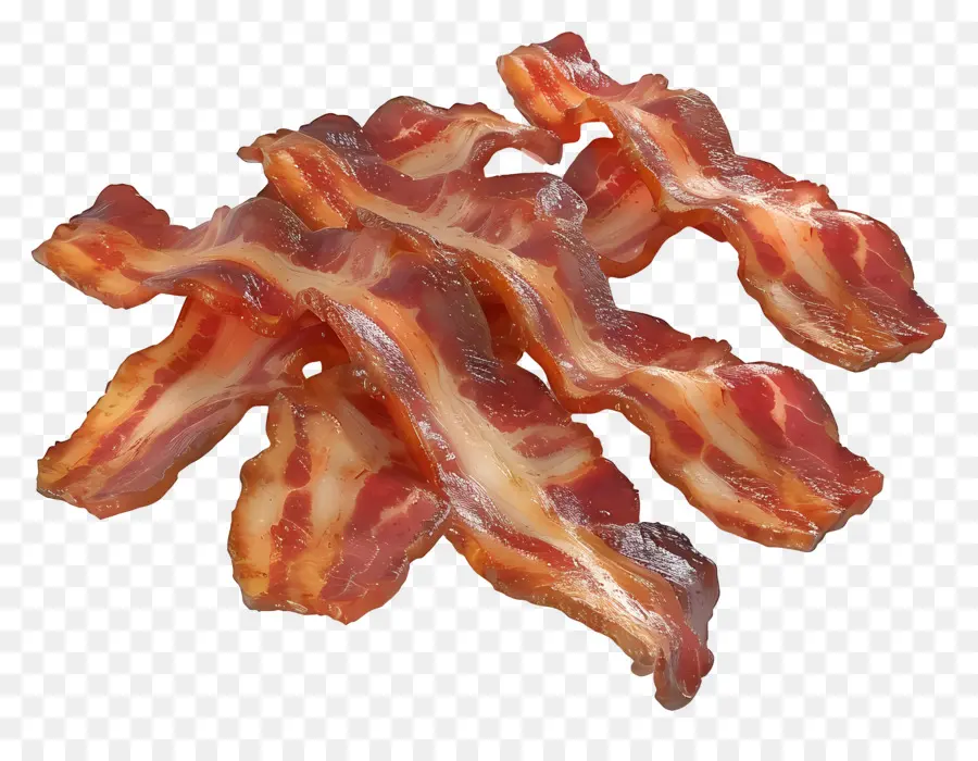 Tiras De Bacon，Carne PNG