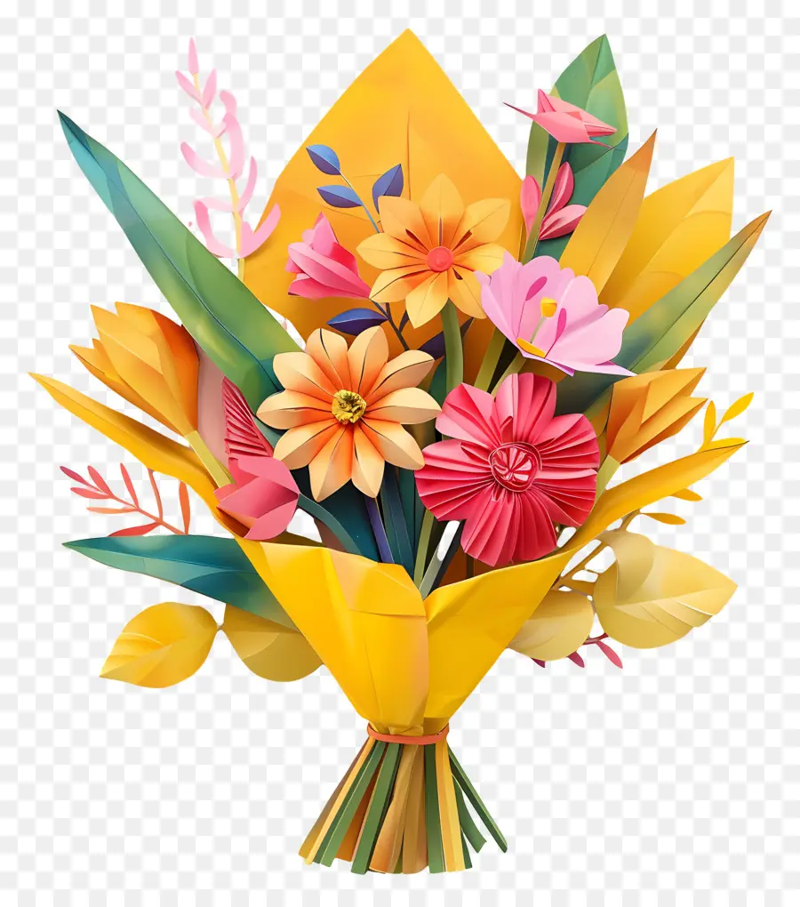 Bouquet Of Flowers，Buquê De Flores PNG