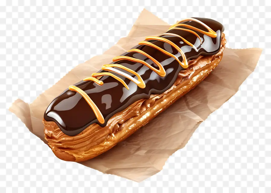 Éclair，Chocolate PNG