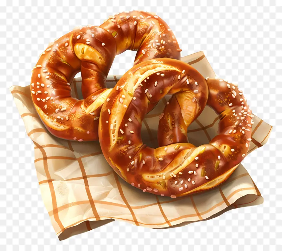 Pretzel，Lanche PNG