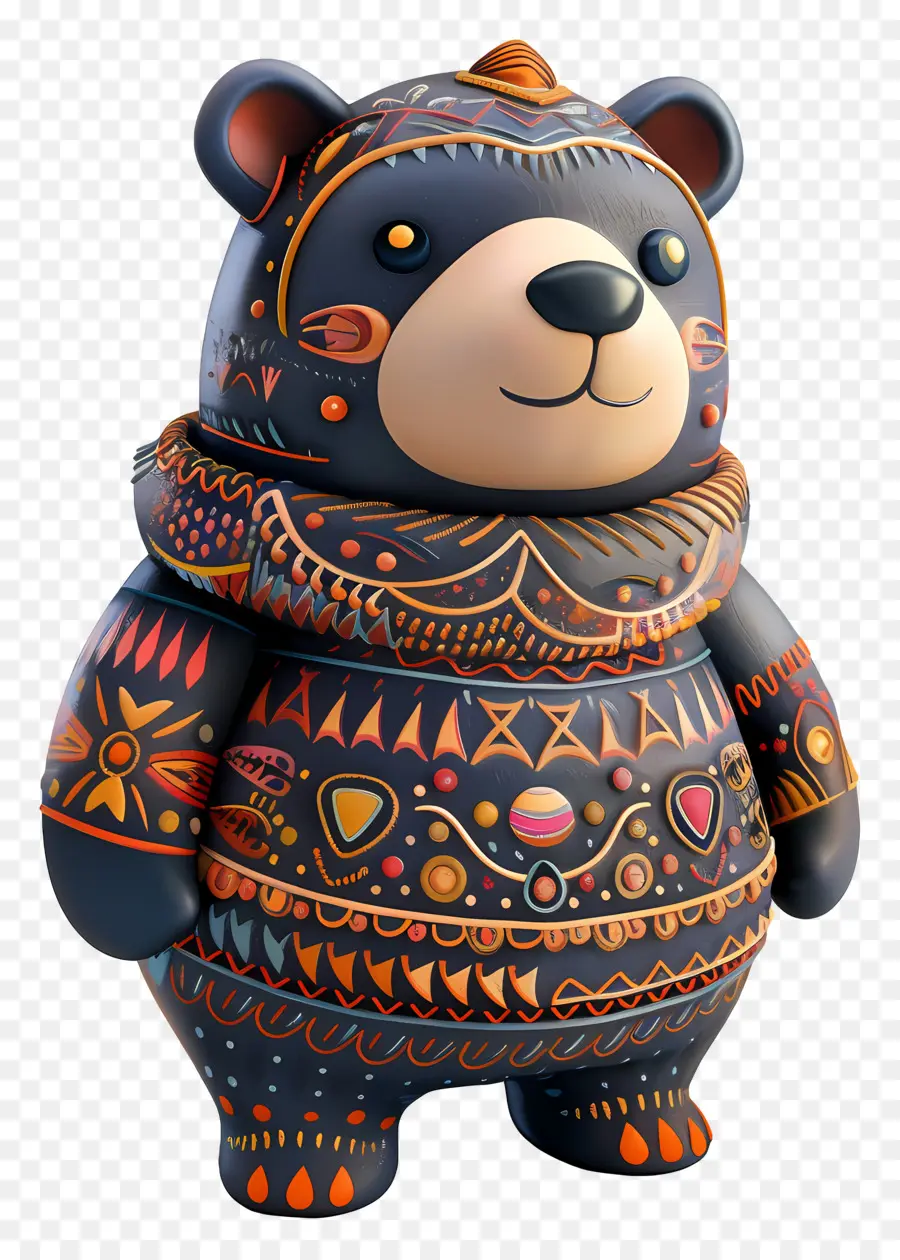 Urso Fofo，Urso Decorativo PNG