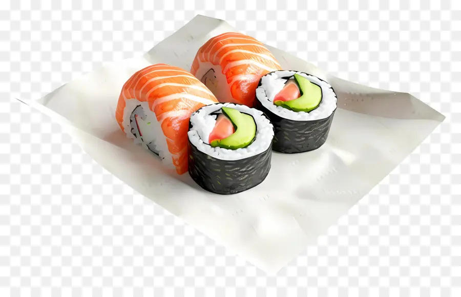 Rolo De Sushi，Japonês PNG