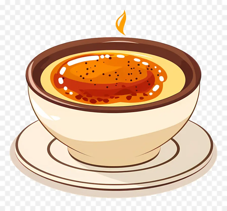 Crème Brûlée，Creme De Pasteleiro PNG