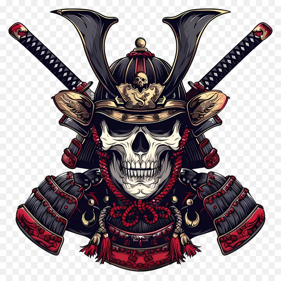 Crânio De Samurai，Capacete PNG