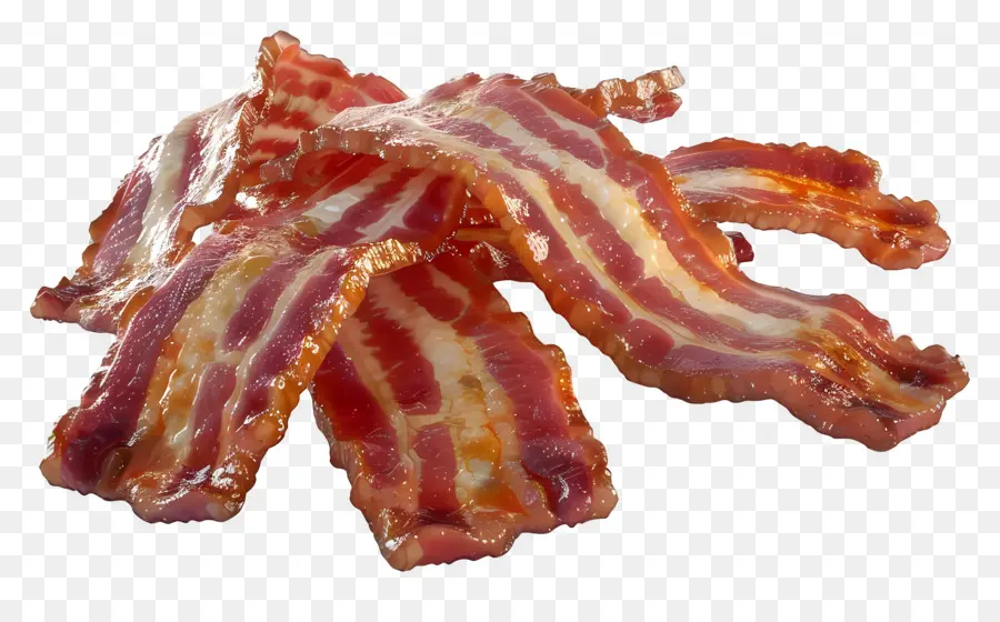 Tiras De Bacon，Carne PNG