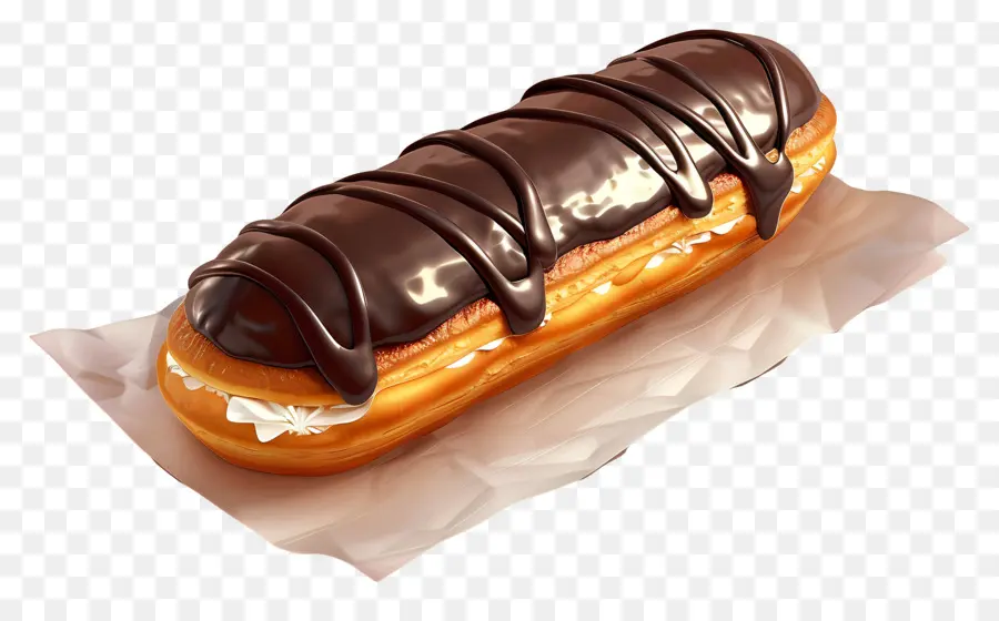 Éclair，Pastelaria PNG