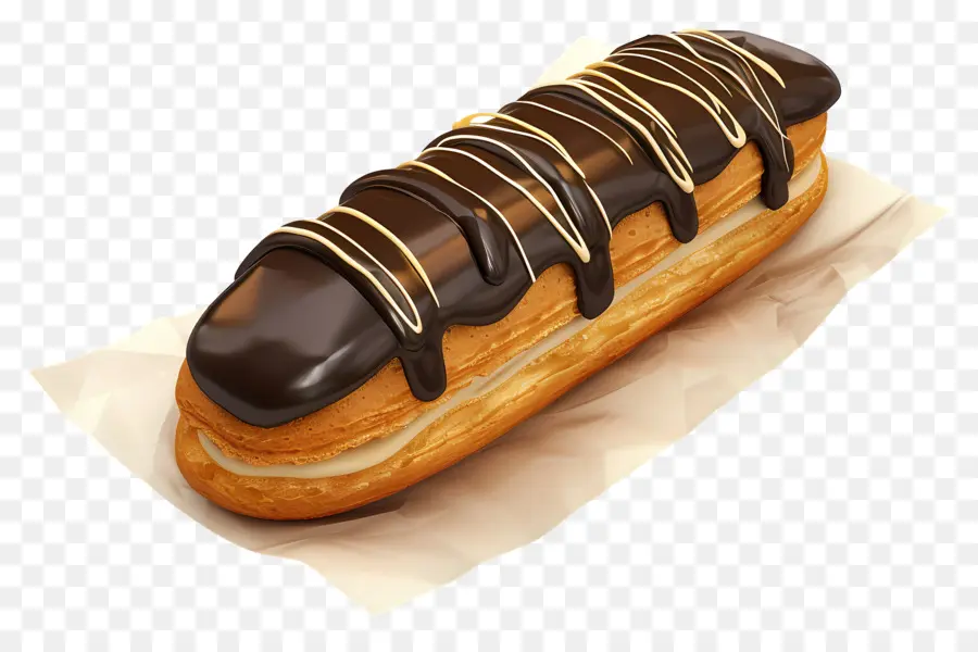 Éclair，Pastelaria PNG