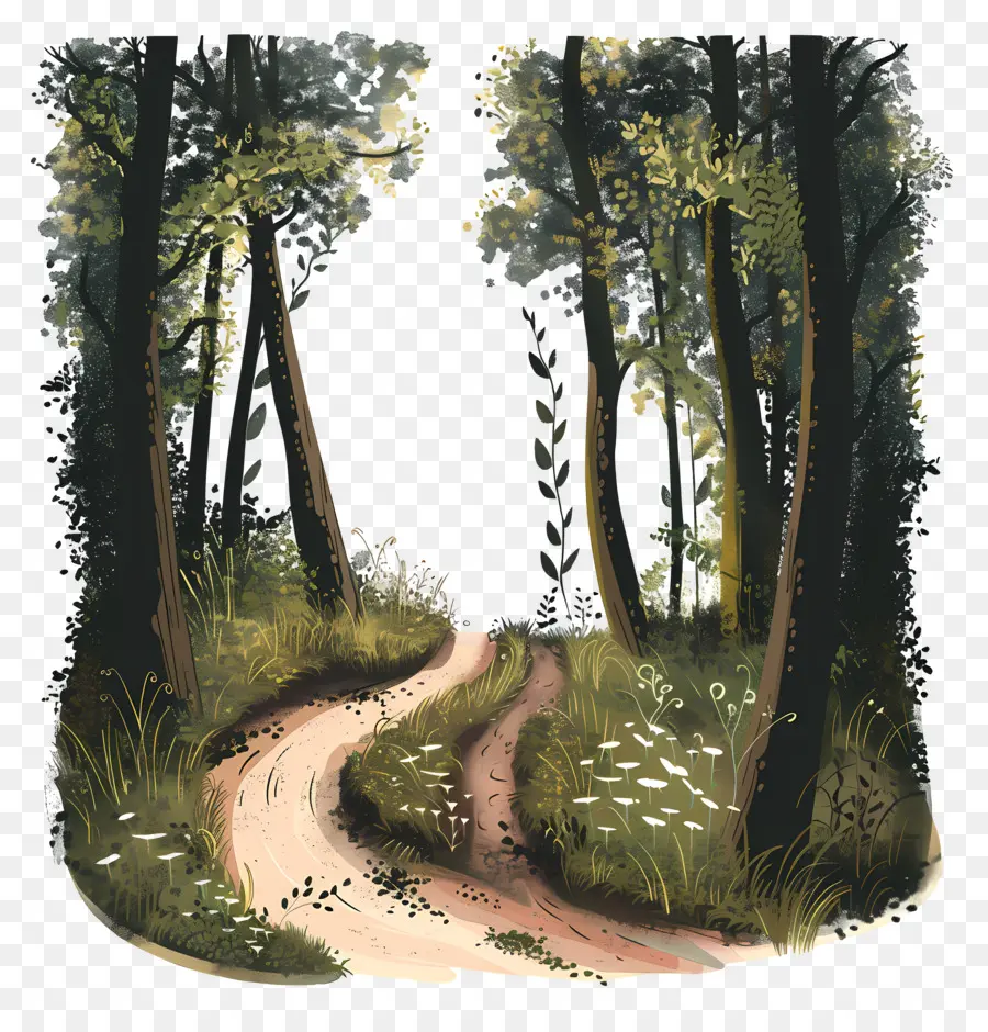 Caminhos Florestais，Caminho Da Floresta PNG