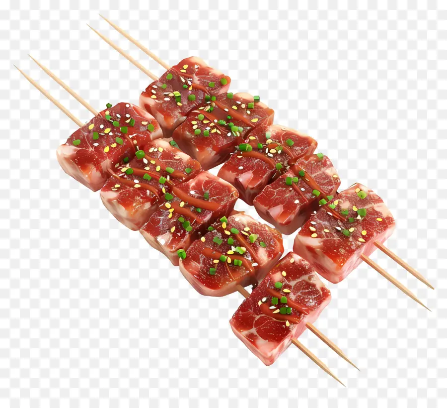 Espetos De Carne，Churrascos PNG