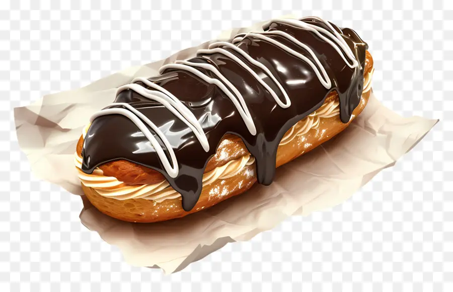 Éclair，Pastelaria PNG