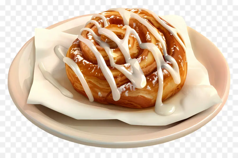 Canela Roll，Icing PNG