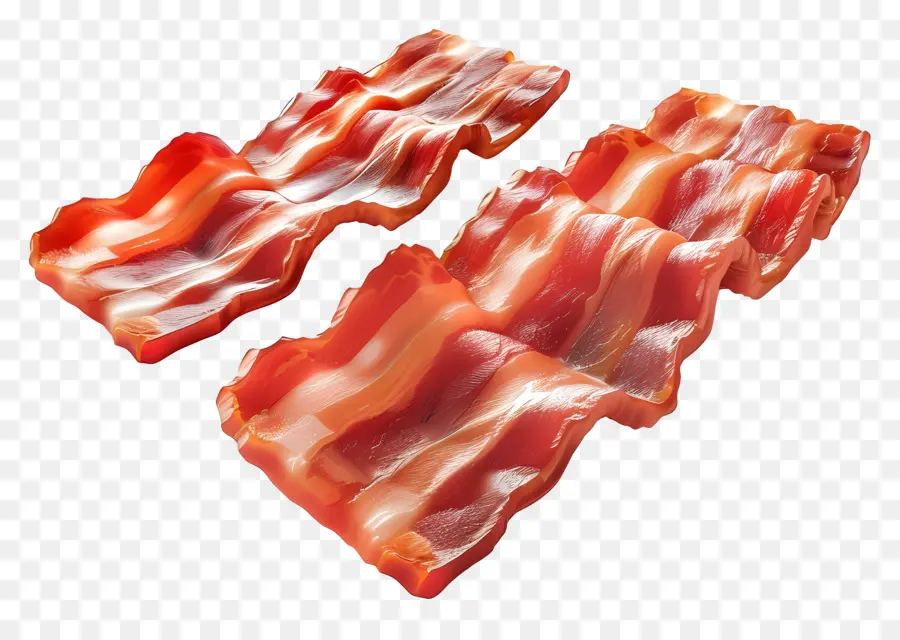 Tiras De Bacon，Bacon PNG