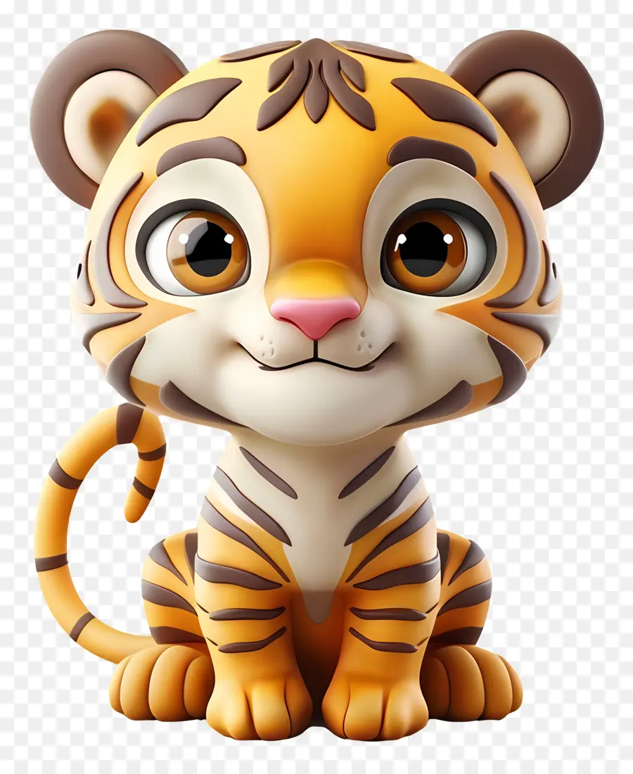 Tigre，Filhote PNG