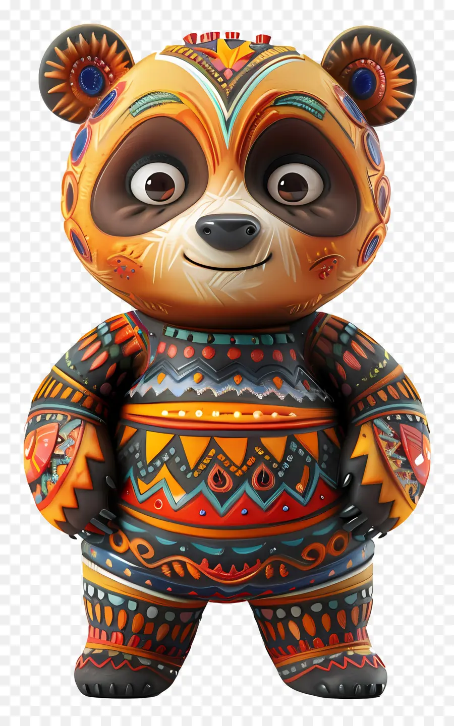 Urso Bonito，Panda Decorativa PNG