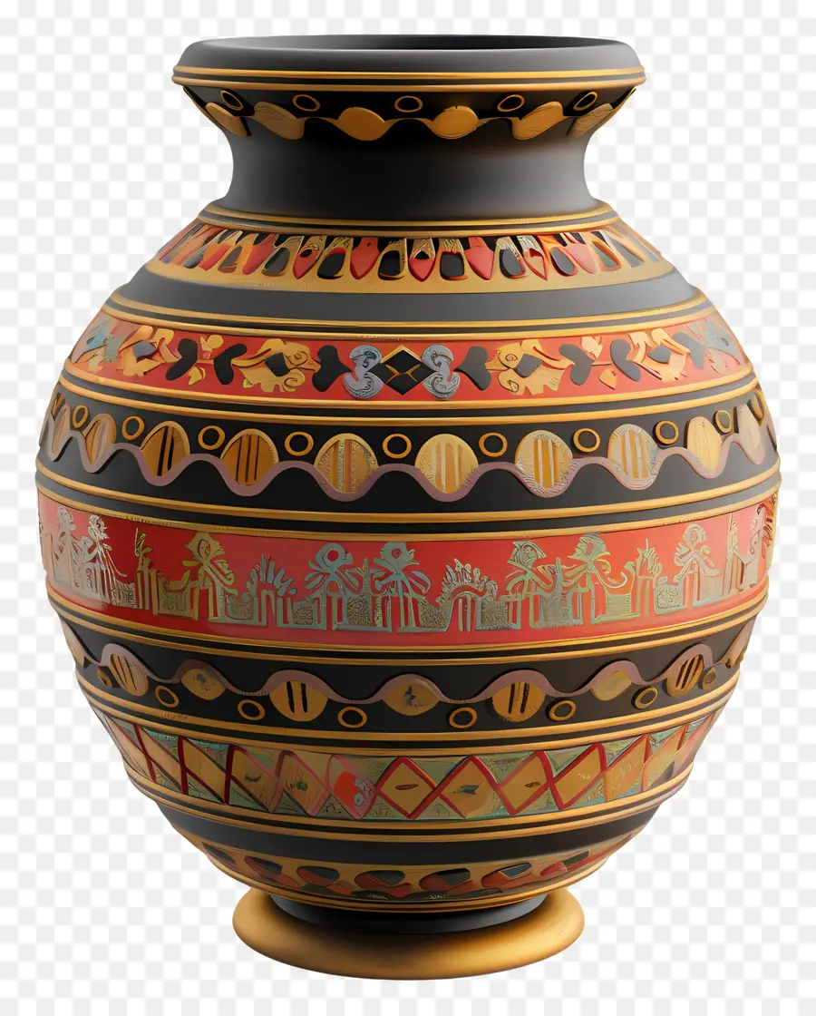 Vaso Tradicional，Vaso Decorativo PNG