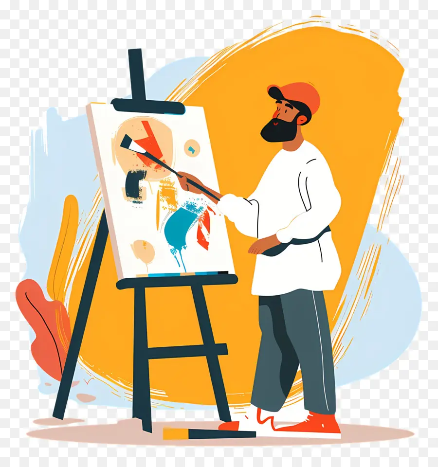 Pintura De Pintor，Pintor PNG