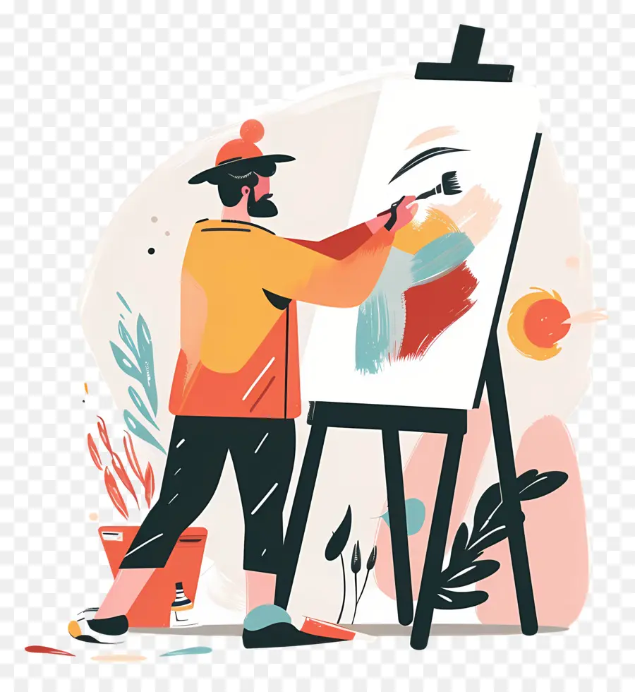 Pintor, Pintura，Pintor PNG