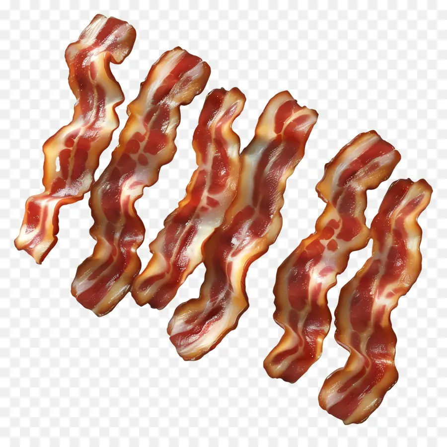 Tiras De Bacon，Bacon PNG