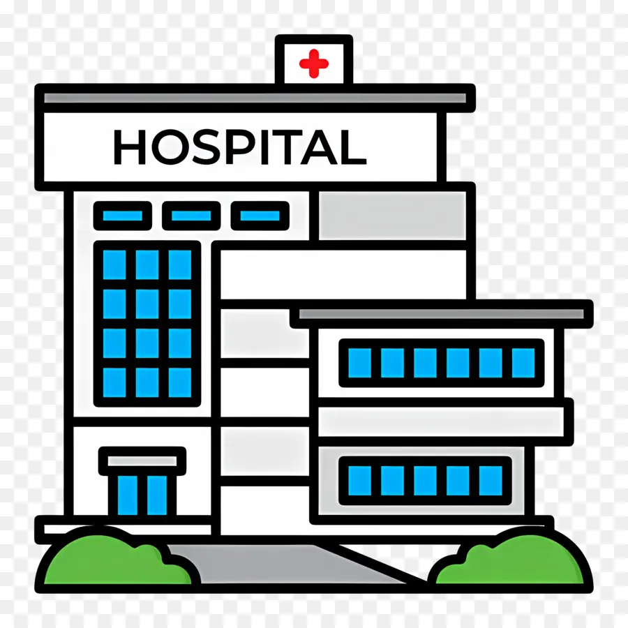 Hospital，Médico PNG