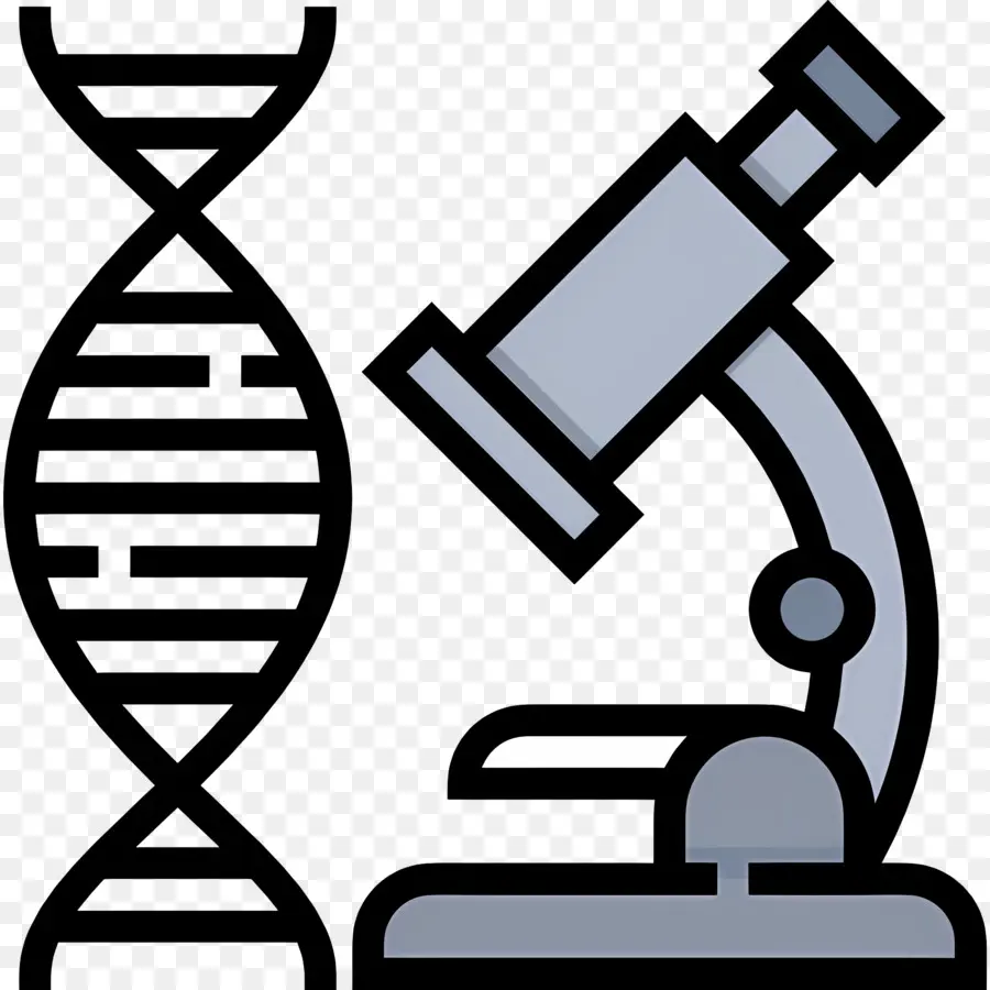 Ciência，Microscópio E Dna PNG