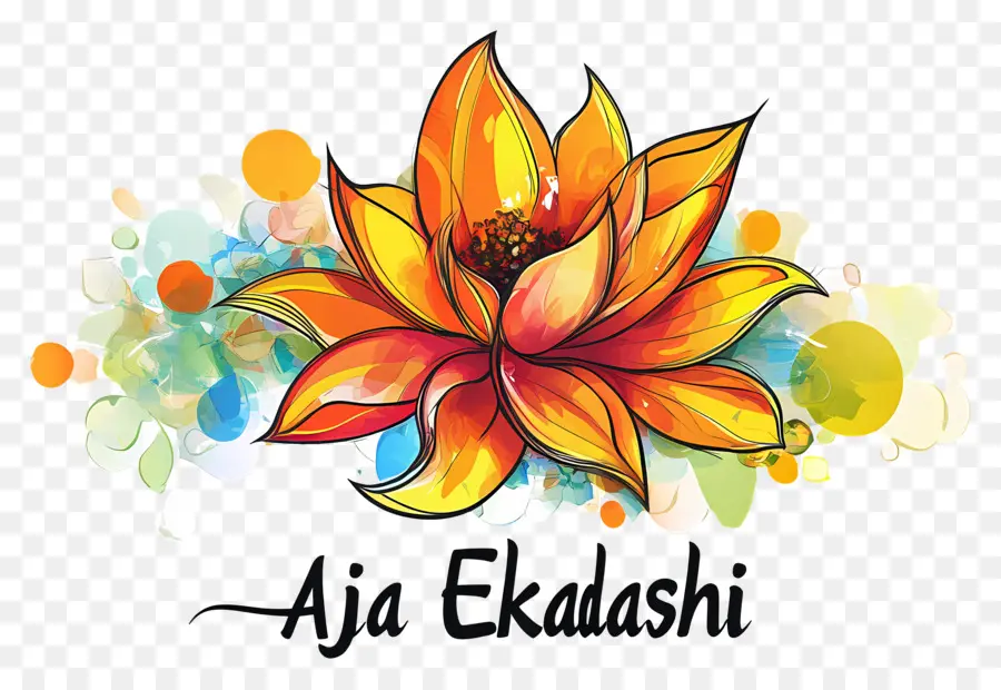 Aja Ekadashi，Lótus PNG