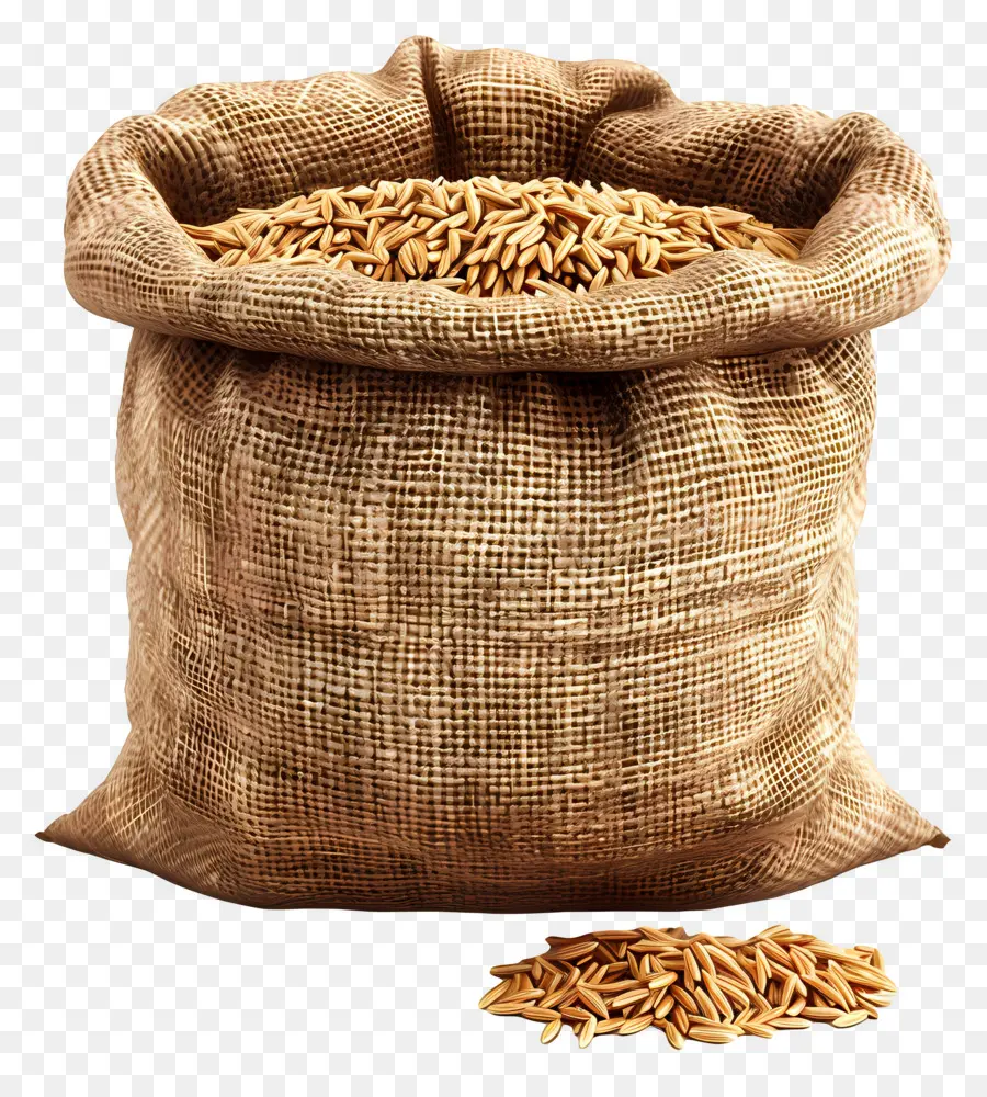 Grãos De Arroz，Saco De Grãos PNG