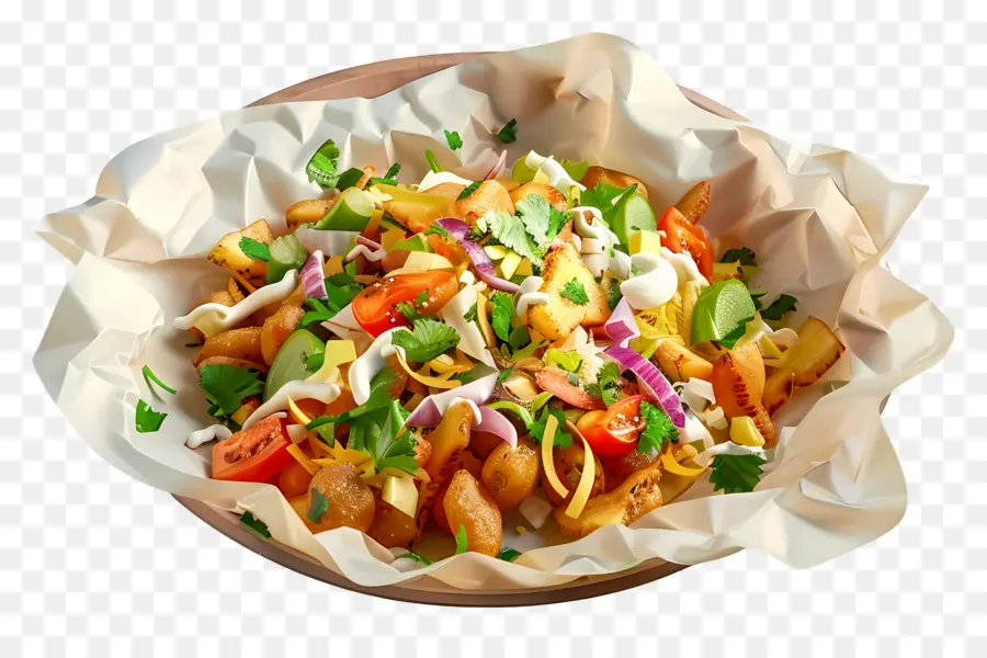 Chaat，Salada PNG