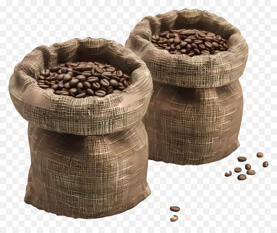 Grãos De Café，Bolsas PNG