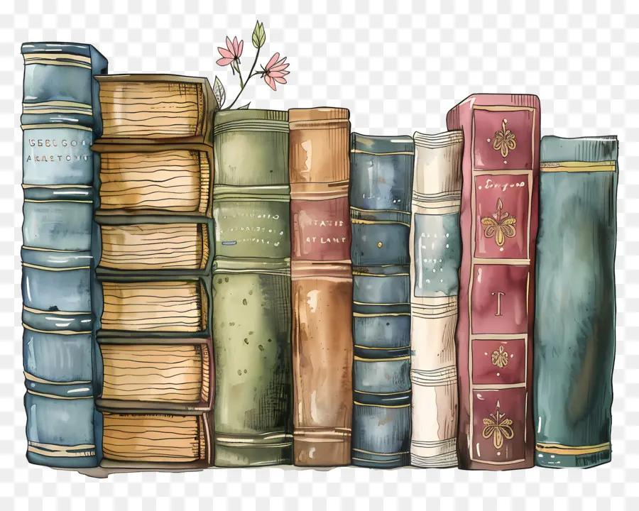 Fileira De Livros，Livros PNG