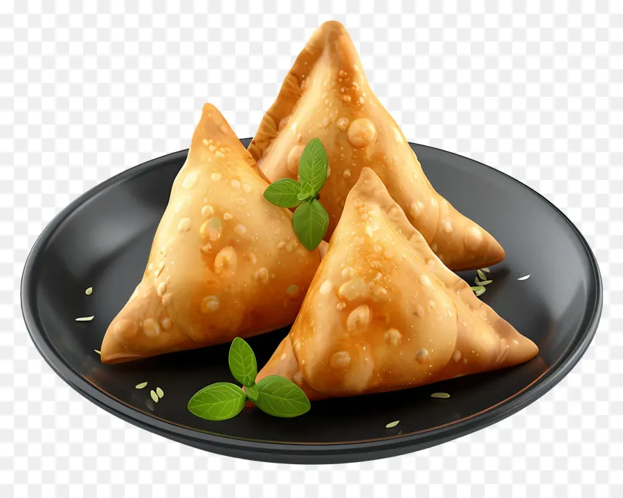 Samosa，Samosas Fritas PNG