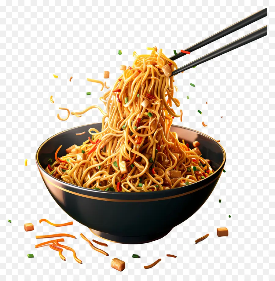 Chow Mein，Macarrão PNG