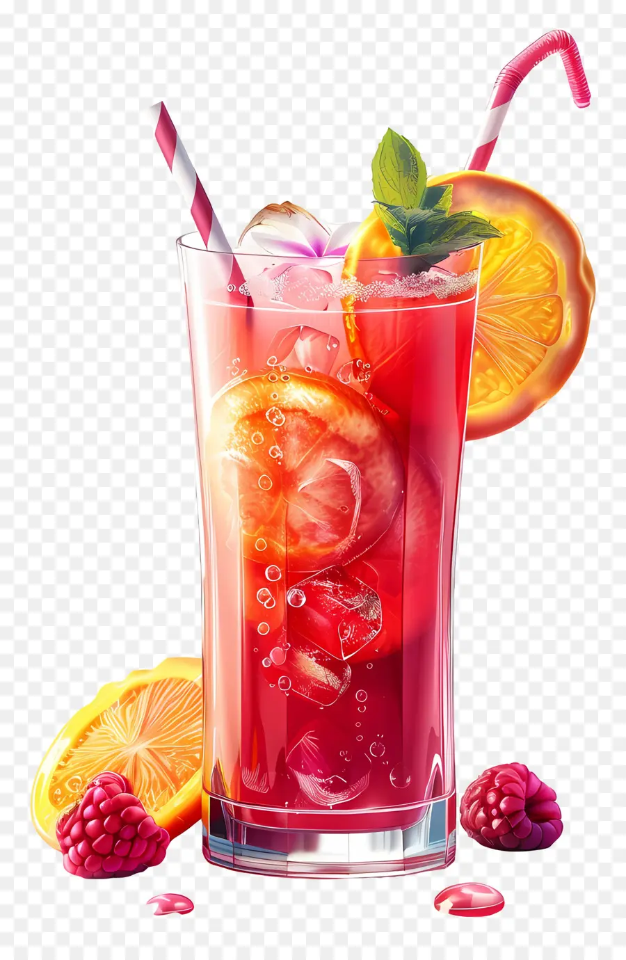 Coquetel，Bebida Refrescante De Frutas PNG