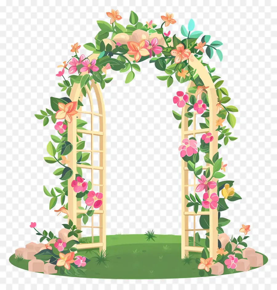 Arco Do Jardim，Arco De Flores PNG