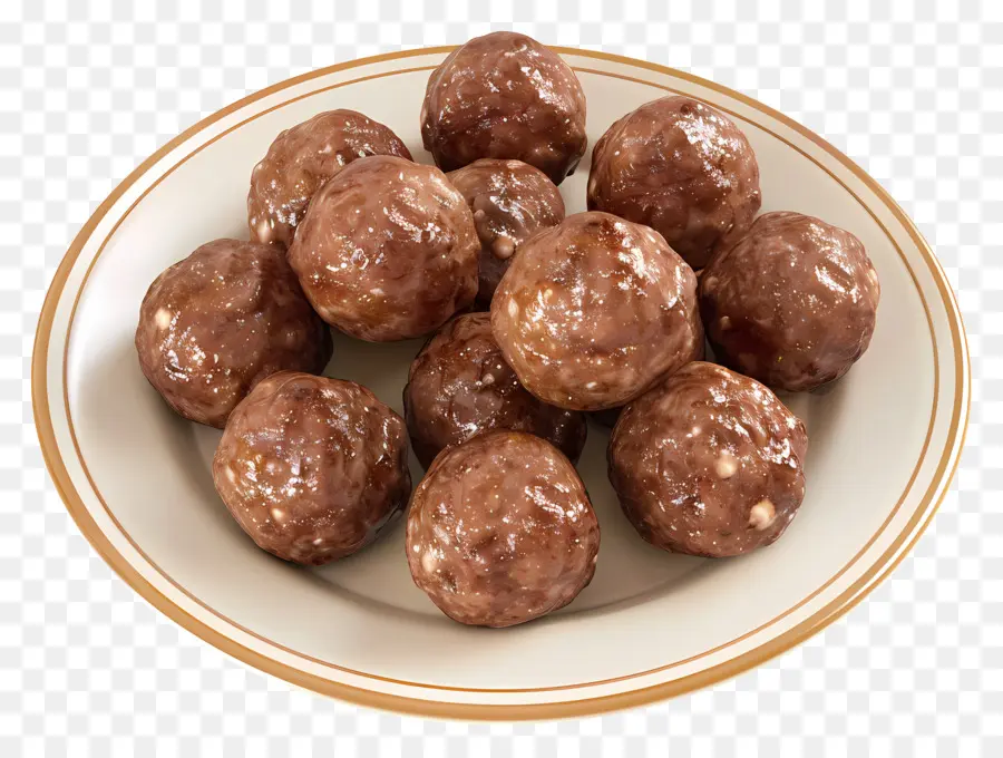 Bolinhos De Carne，Almôndegas PNG