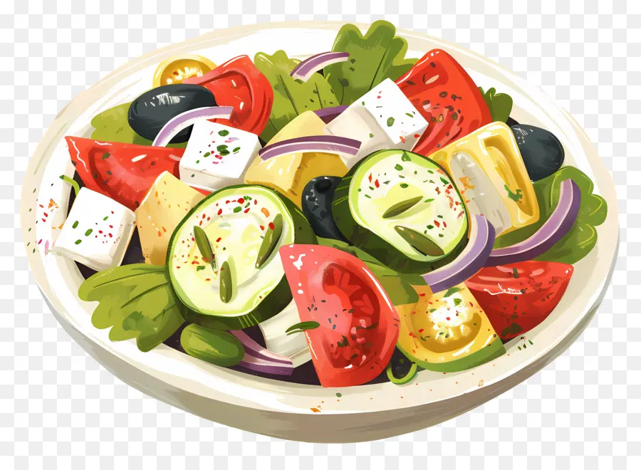 Salada Grega，Salada PNG