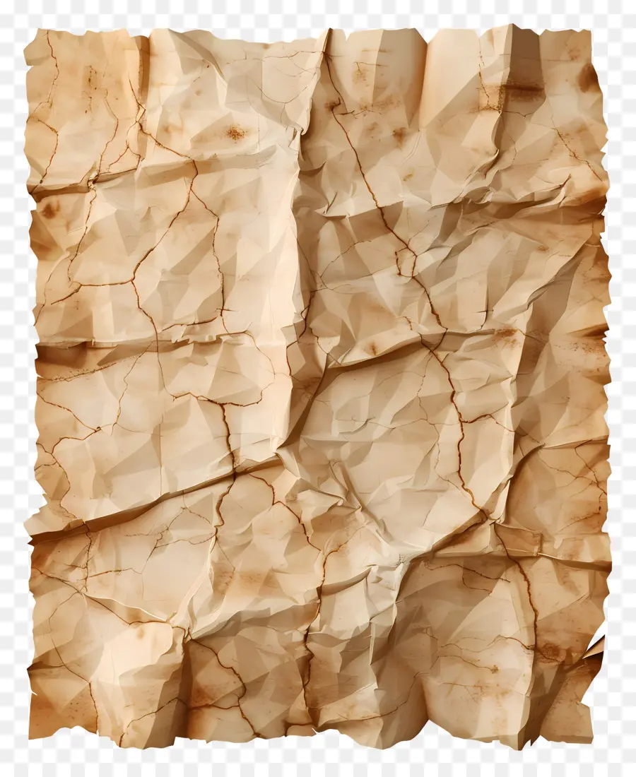 Papel Antigo Vintage，Papel Amassado PNG