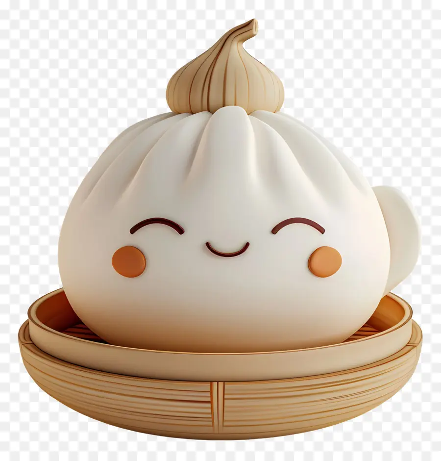 Baozi，Bolinho Fofo PNG