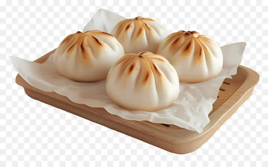 Baozi，Pãezinhos Cozidos No Vapor PNG