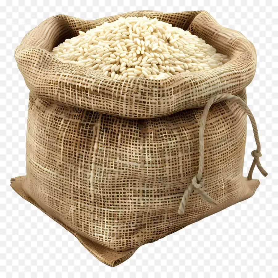 Grãos De Arroz，Saco De Arroz PNG