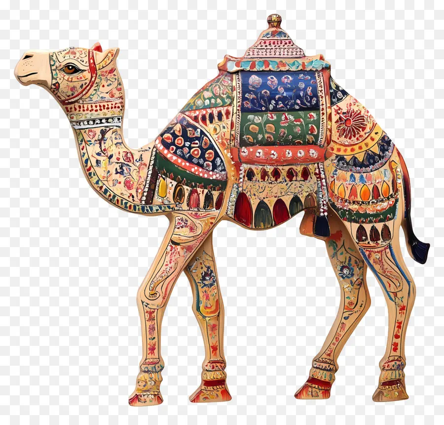 Feira De Camelos De Pushkar，Camelo Decorado PNG