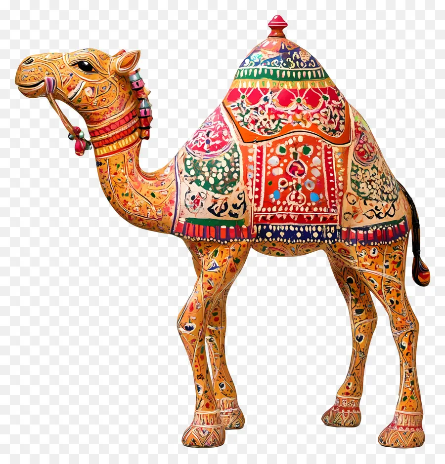 Feira De Camelos De Pushkar，Camelo Decorado PNG