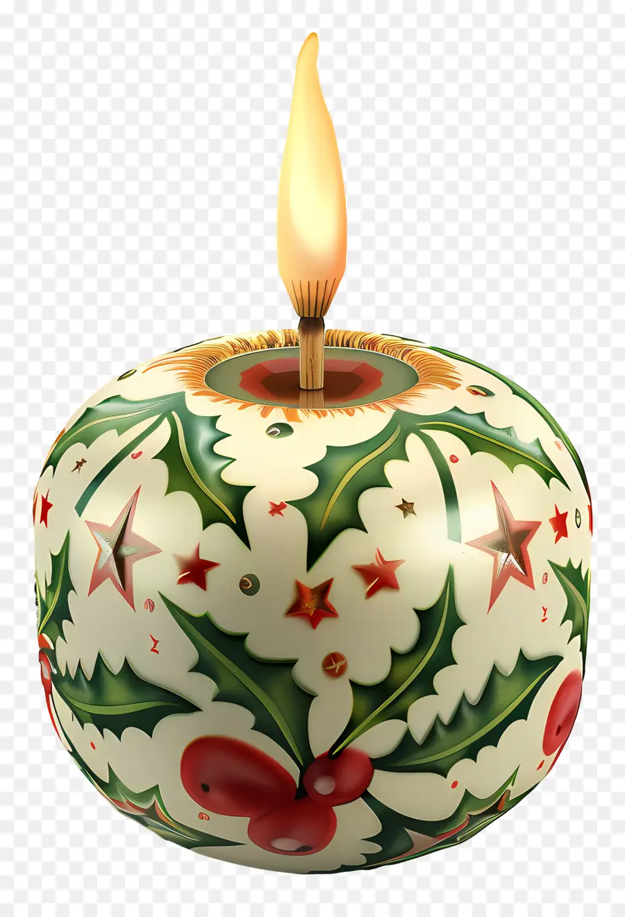 Vela De Natal，Vela Decorativa PNG