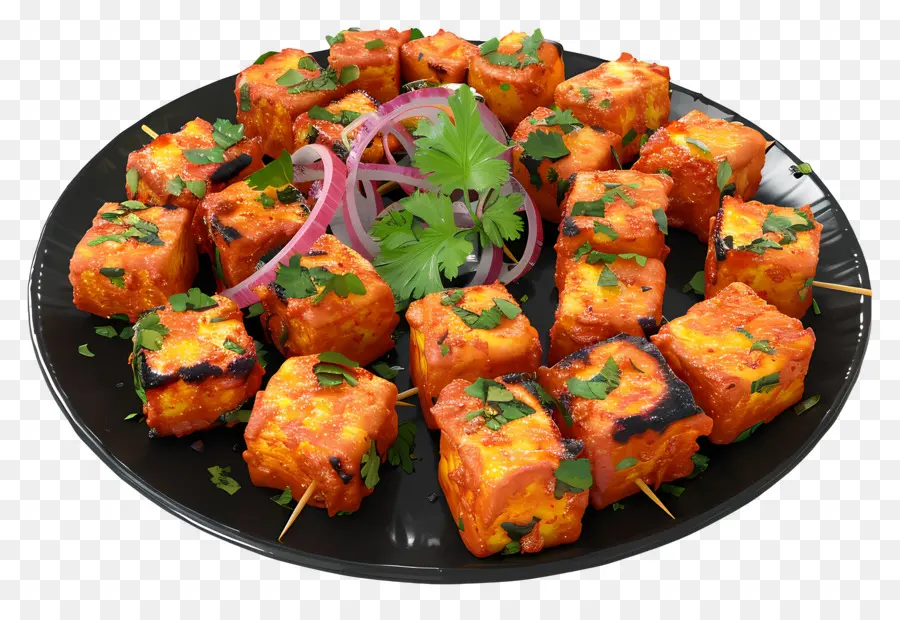 Paneer Tikka，Espetos PNG