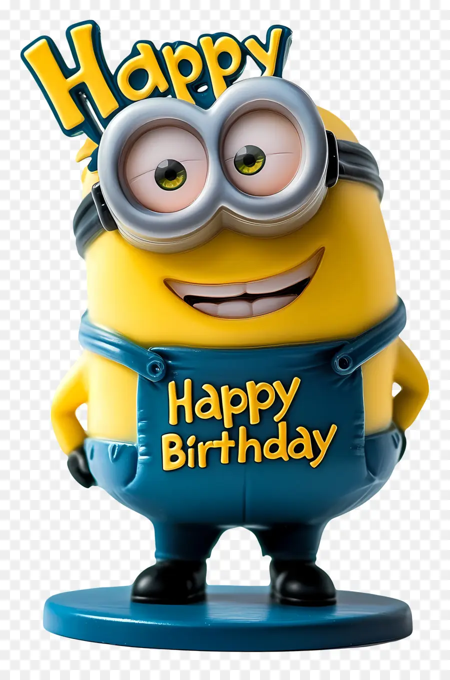 Feliz Aniversário，Minion Com Sinal De Feliz Aniversário PNG